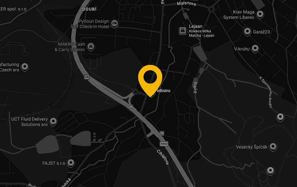 Mapa eBistro